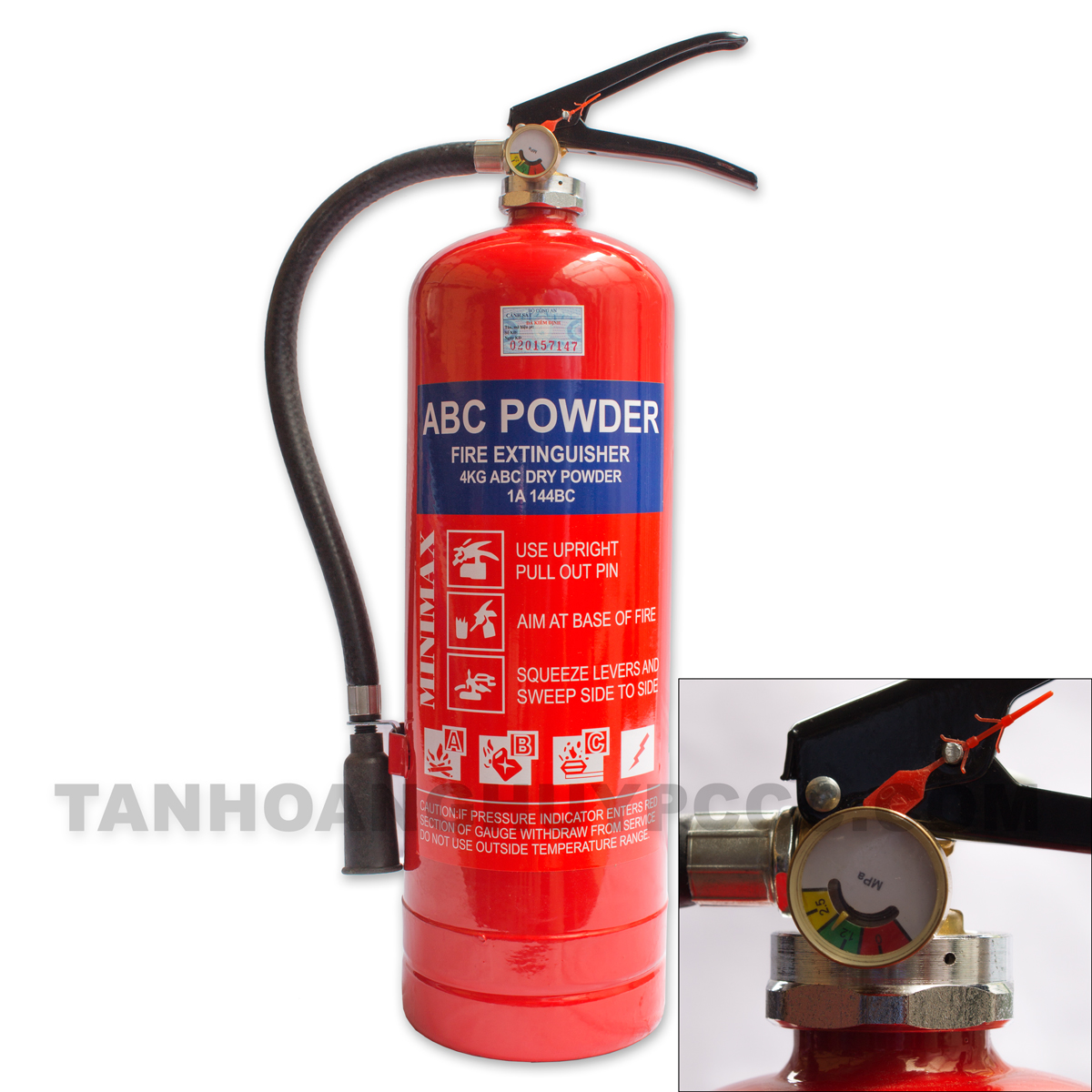 ABC dry powder fire extinguisher - MFZL4